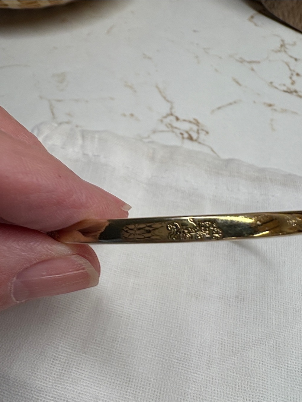 Coach Goldtone Horse and Carriage Bracelet